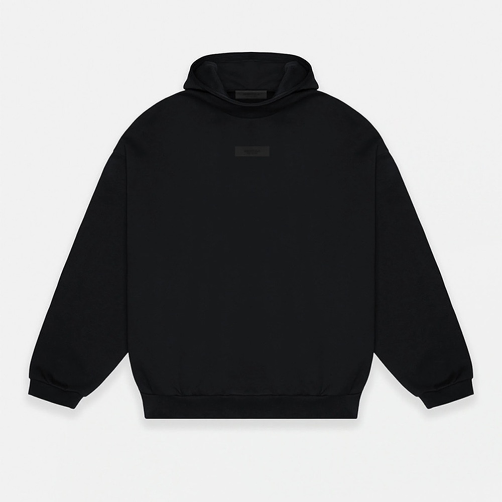 Fear of God Essentials Jet Black Hoodie